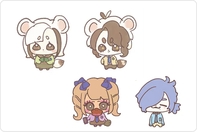 付録のルーペを使って見てみようハロー！ずーすくーる