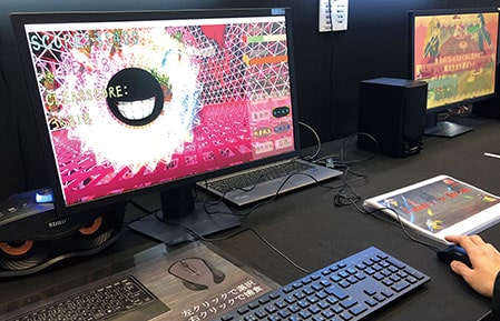 制作したゲームのプレイ画面