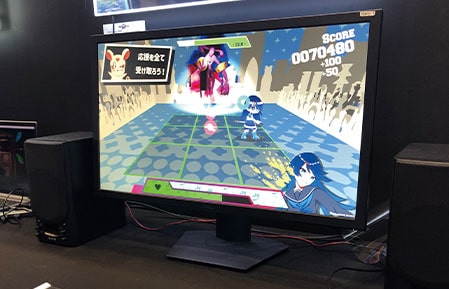 制作したゲームのプレイ画面