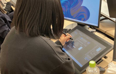 制作したゲームのプレイ画面