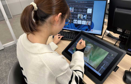 制作したゲームのプレイ画面