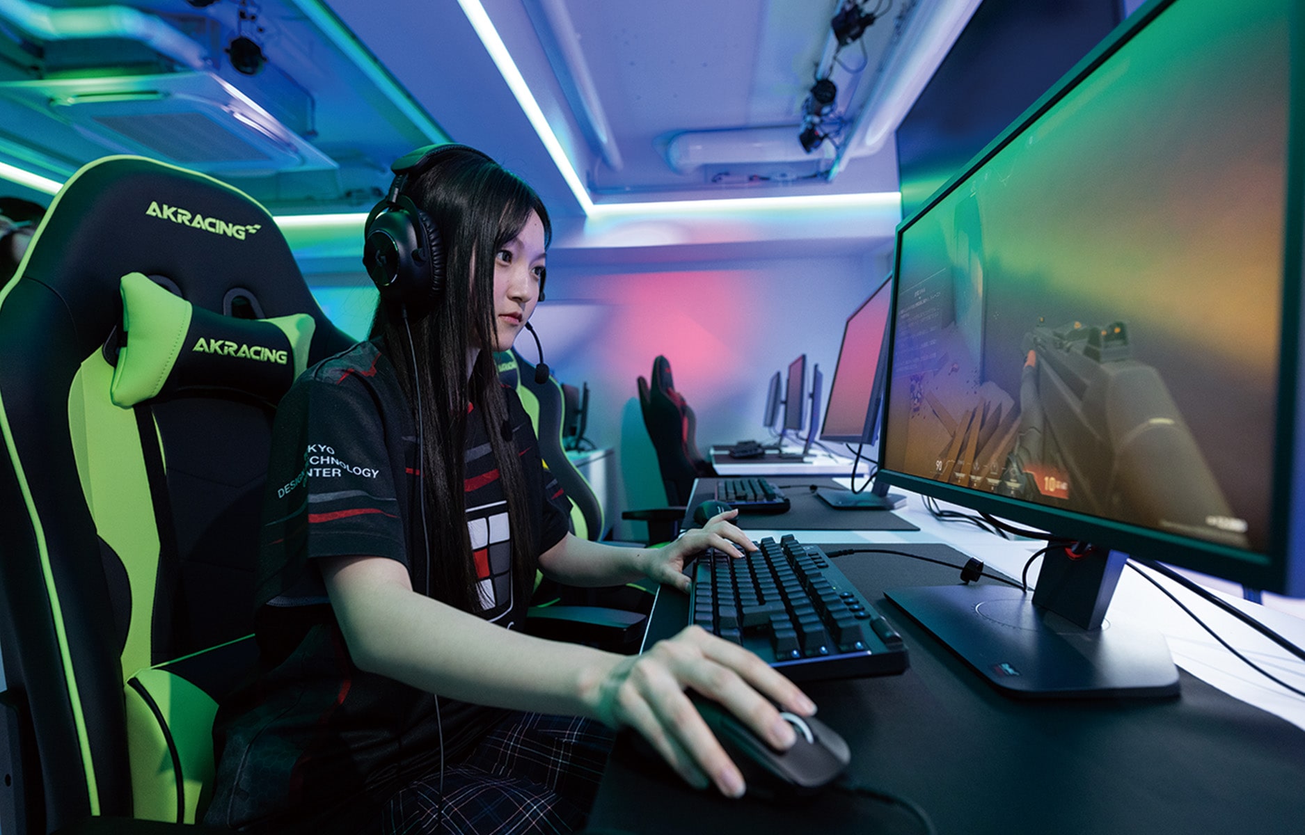 esportsを体験する学生