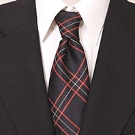 男子の制服のネクタイ