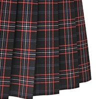 女子の制服のスカート