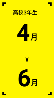 高校3年生4月から6月まで